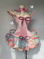 Ye Luo Li Cosplay, Custom Love Princess Mosa 3D Velvet Stage Outfit for Halloween