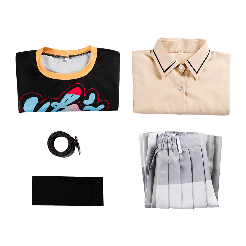 Persona 5 Arai Suwa Cosplay Costume Phantom of the Night P5X Game Same Suit Clothing Full Set - Halloweez