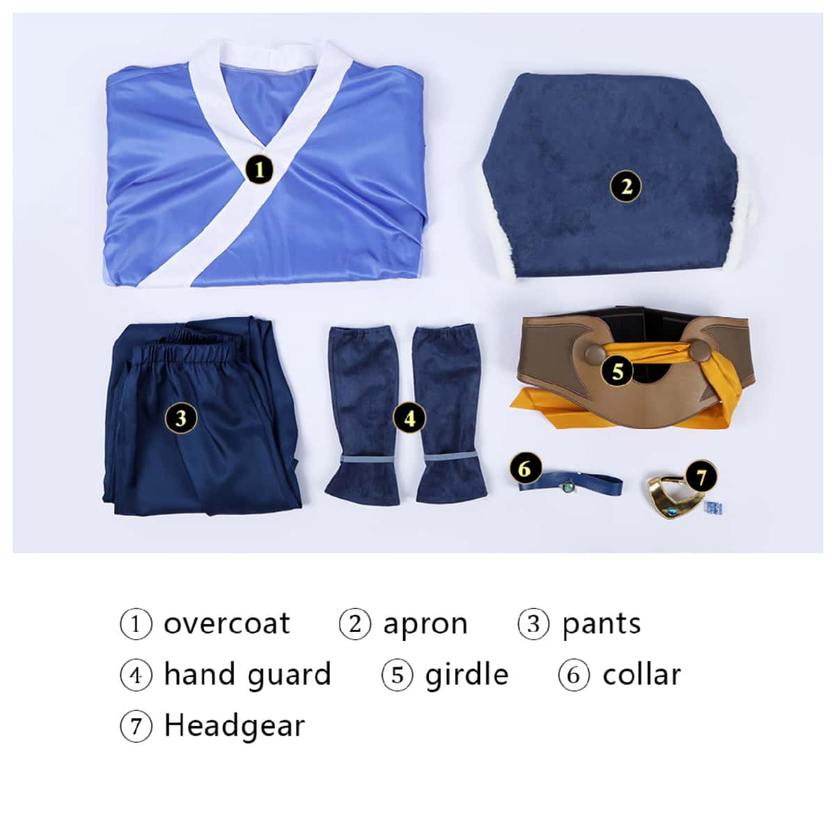 Avatar The Last Airbender Katara Cosplay Costume, Custom High-end for Halloween & Comic Con - Halloweez