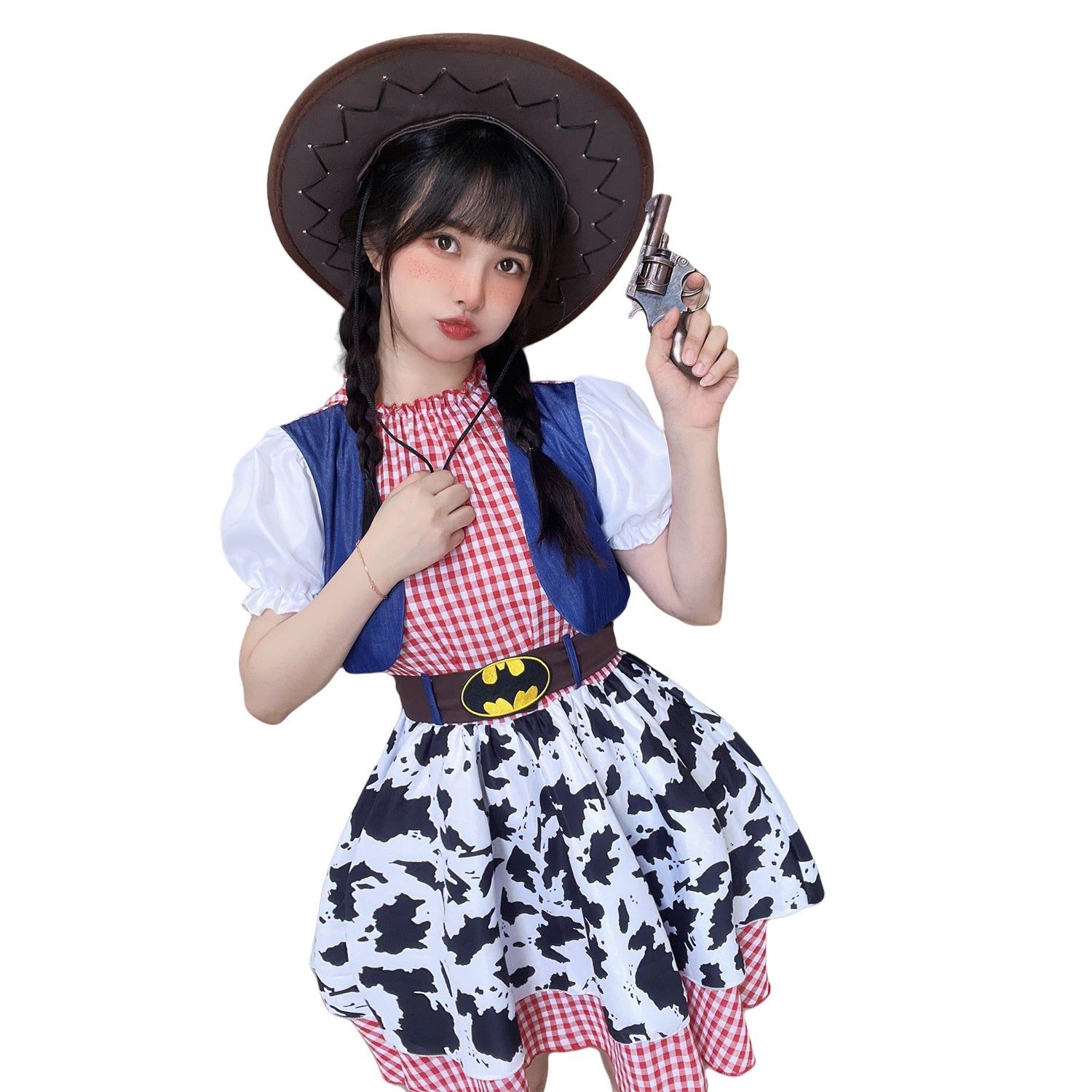 Toy Story Woody's Girlfriend Western Cowboy Outfit Halloween Cosplay Costume - Halloweez