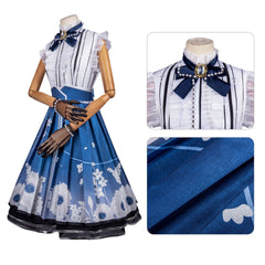 2D Anime Infinite Warmth Flying Flower's Memory Light Cosplay Costume for Women - Halloweez
