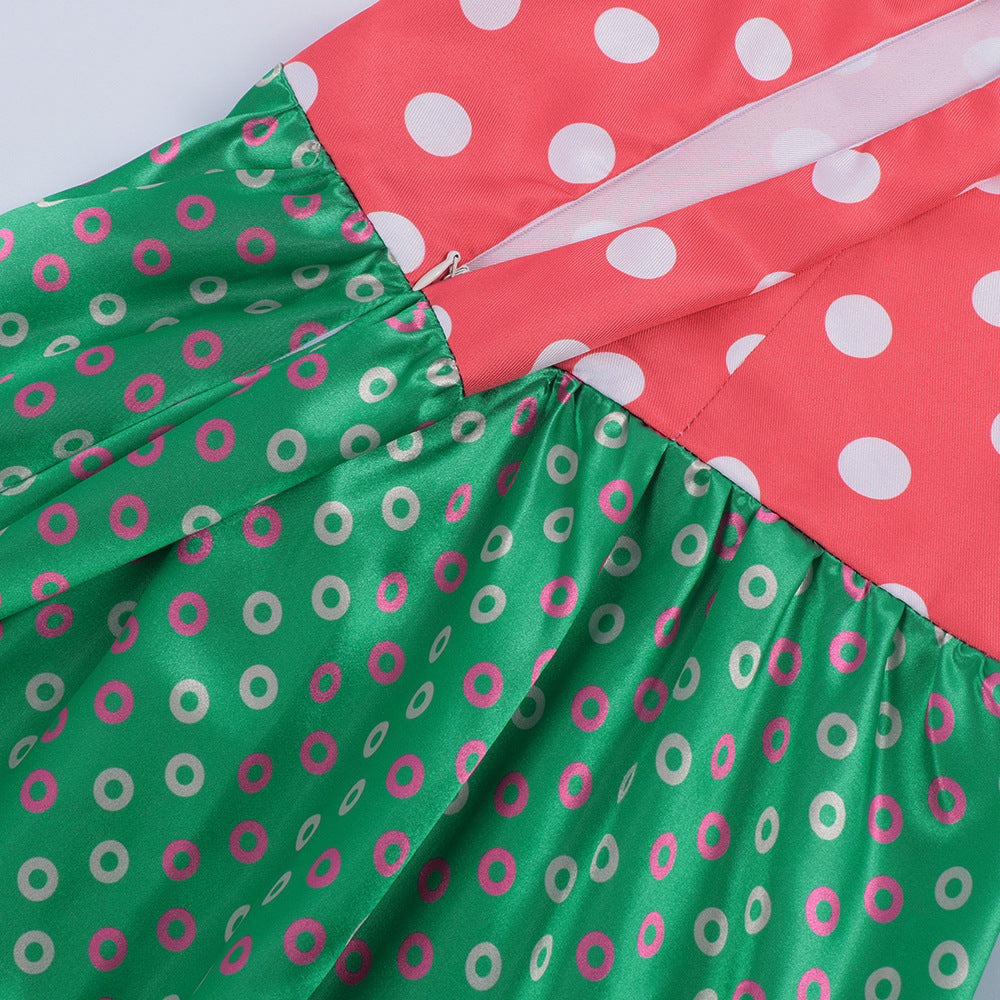 How the Grinch Stole Christmas! Martha May Whovier Red Dot Dress - Halloweez