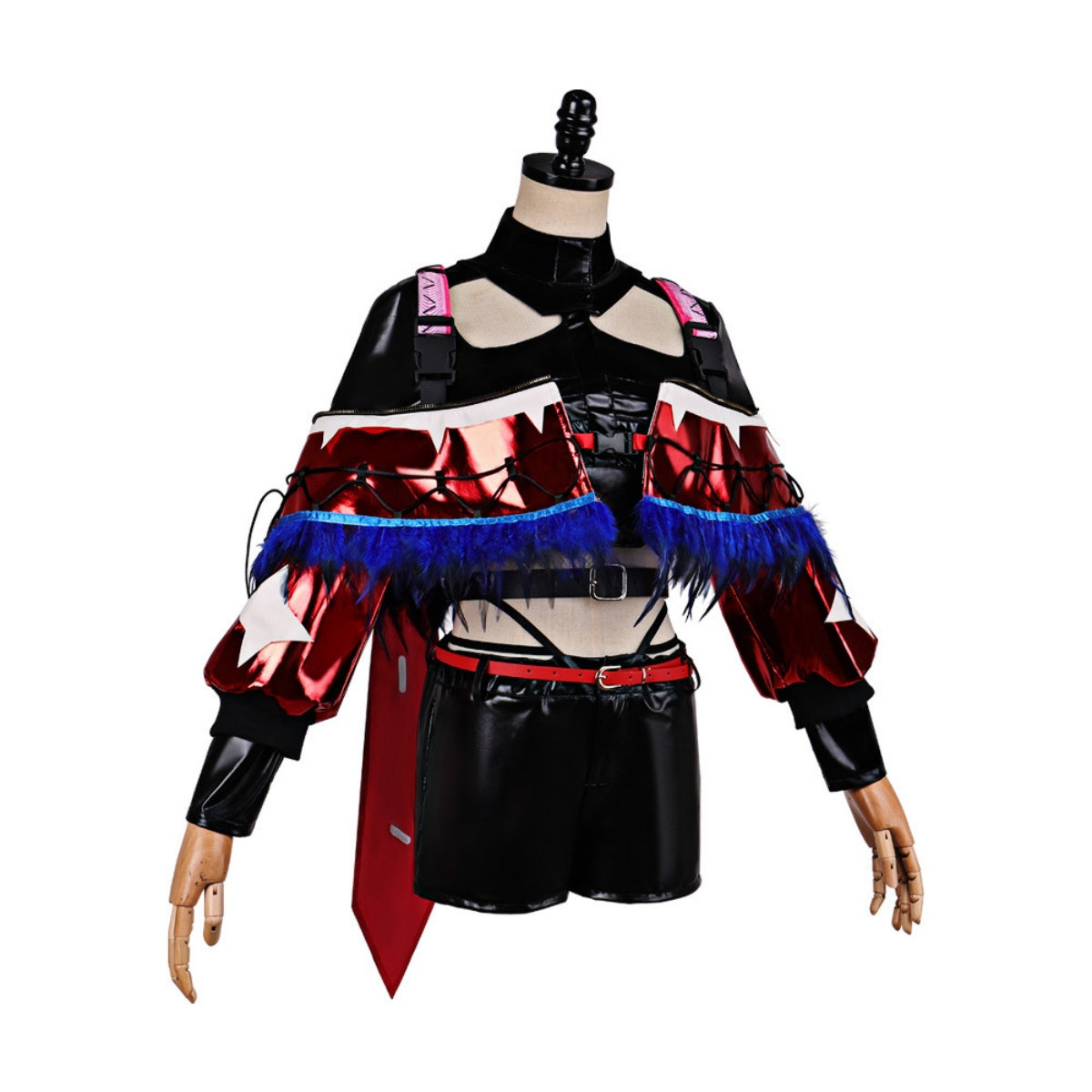 Delta Action Mai Xiaowen Red Skin x Vyshyvanka Collaborative Cosplay Costume - Halloweez