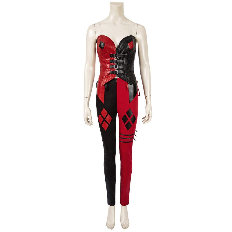 Halloweez Harley Quinn Costume - The Suicide Squad 2 Halloween Outfit with Shoes