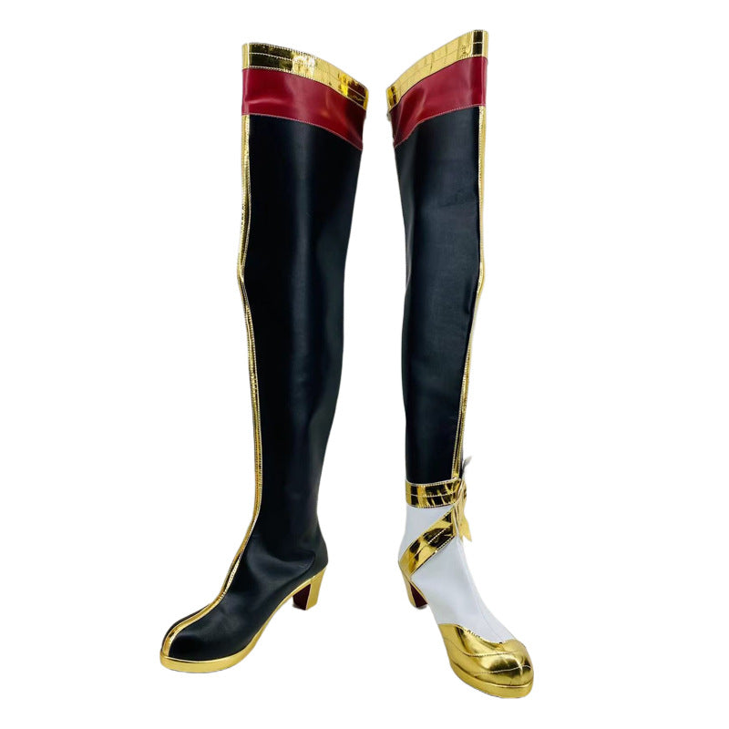 New World Carnival Olivier Shining Navigator Cos Shoes for 2D Anime Exhibition Performance - Halloweez