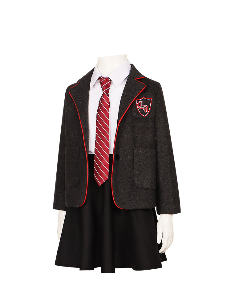 Matilda Cosplay Costume Hortensia Children's Student Uniform Magician Halloween Performance Outfit - Halloweez