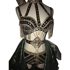 Miao Ethnic Traditional Costume Set - Ancient Phoenix Style Miao Minority Clothing for Women Photography Cosplay - Halloweez