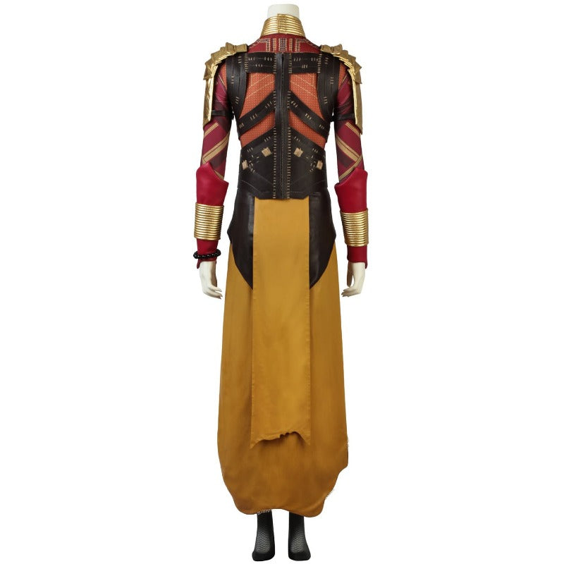 Halloweez Okoye Cosplay Costume for Women - Wakanda Inspired Halloween Carnival Attire