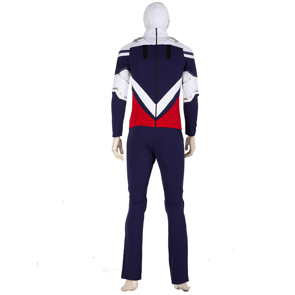 Halloweez Falcon Cosplay Costume for Men, Heroic Captain Suit, Adult Armored Halloween Outfit