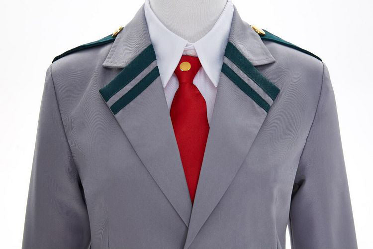 My Hero Academia Shouto Todoroki & Izuku Midoriya Anime School Uniform Cosplay Costume - Halloweez
