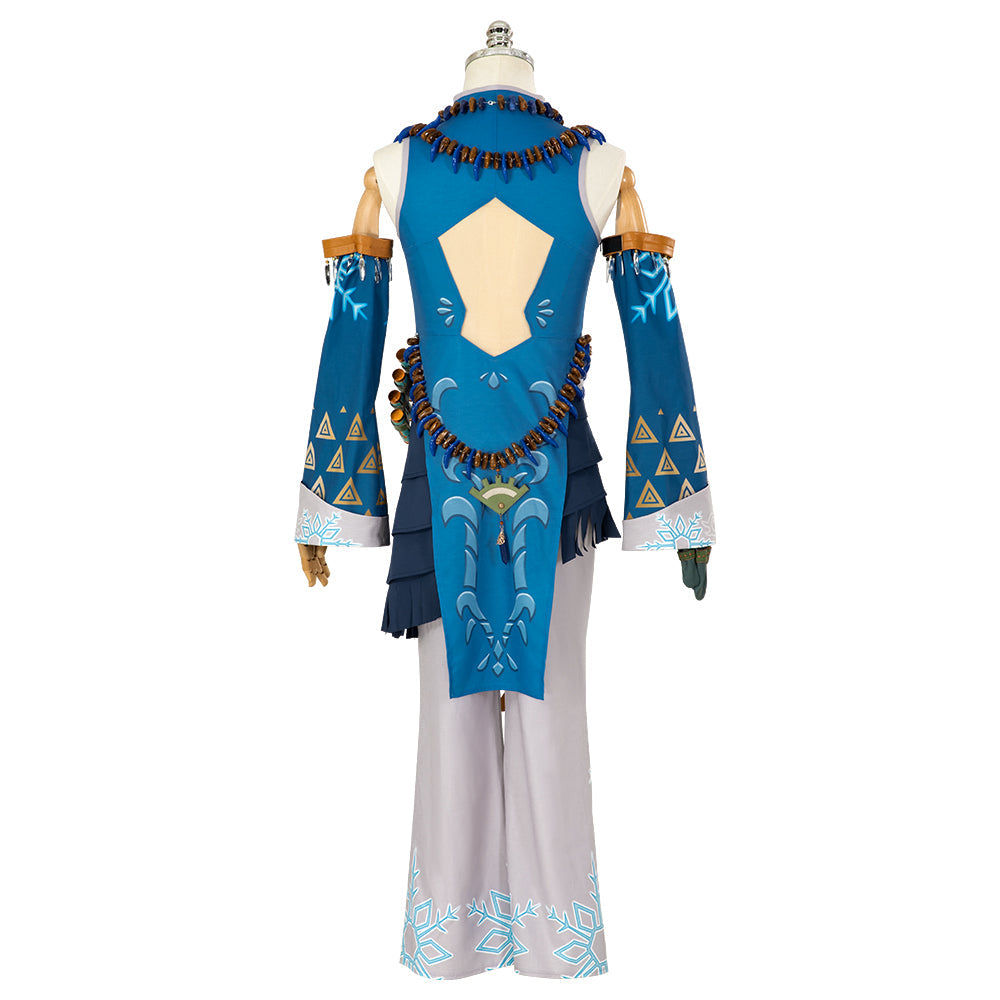 Halloweez: The Legend of Zelda: Tears of the Kingdom Link Cosplay Costume – Top, Trousers, Necklace & Sleeves