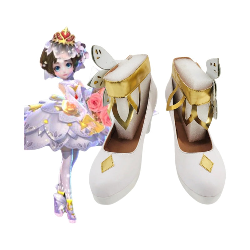 Honor of Kings Little Qiao White Wedding Cosplay Shoes for Game Lovers - Halloweez
