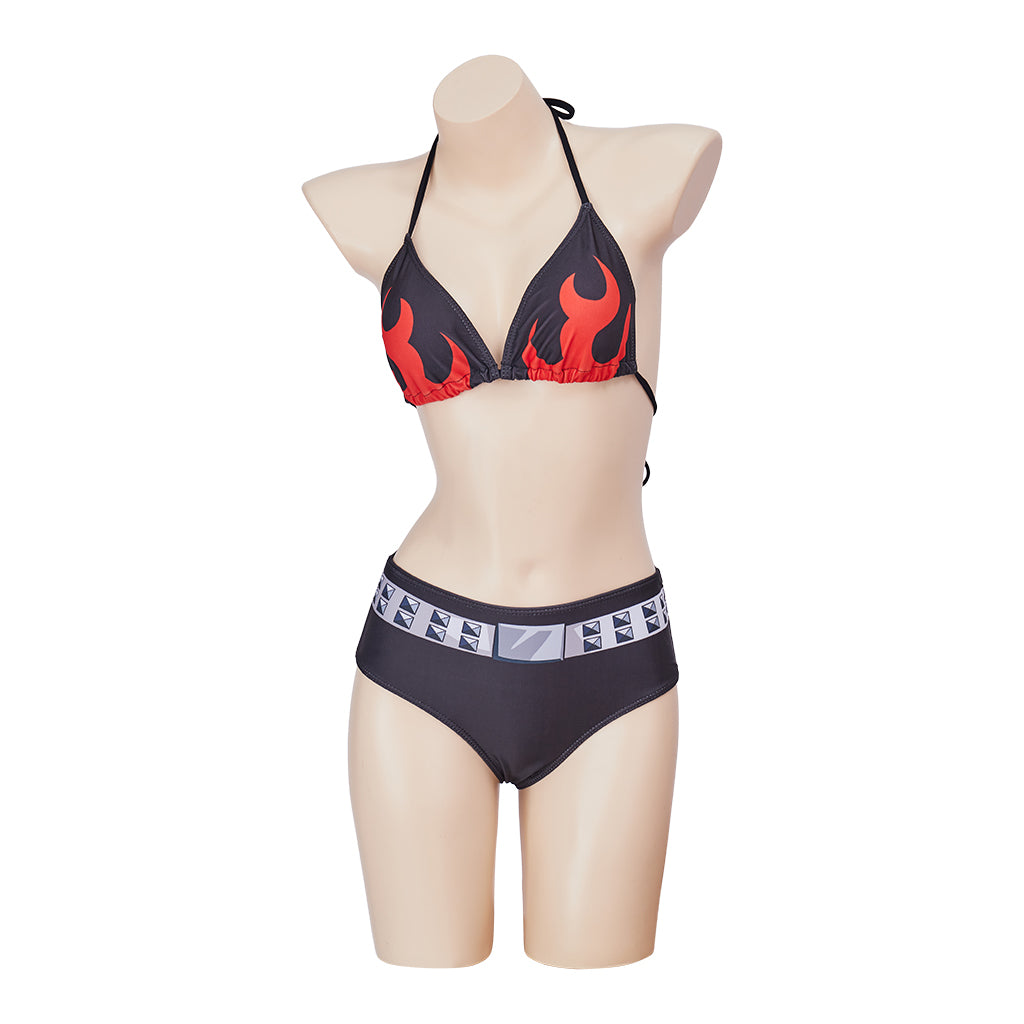 Tengen Toppa Gurren Lagann Yoko Littner Bikini Cosplay Swimsuit Two-Piece Set - Halloweez