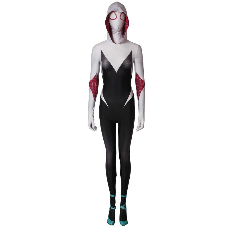 Halloweez Spider-Gwen Cosplay Bodysuit - Gwen Stacy Ver2 Costume