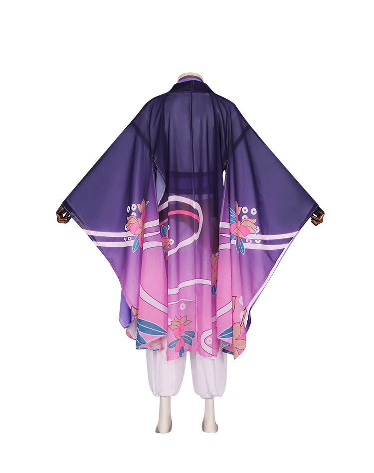 Genshin Impact Scaramouche Cosplay Costume - Anime Wanderer Outfit for Men, Retro Halloween Performance Wear - Halloweez