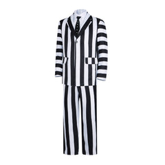 "Beetlejuice The Ghost With The Most Cosplay Costume - Halloween Performance Outfit"