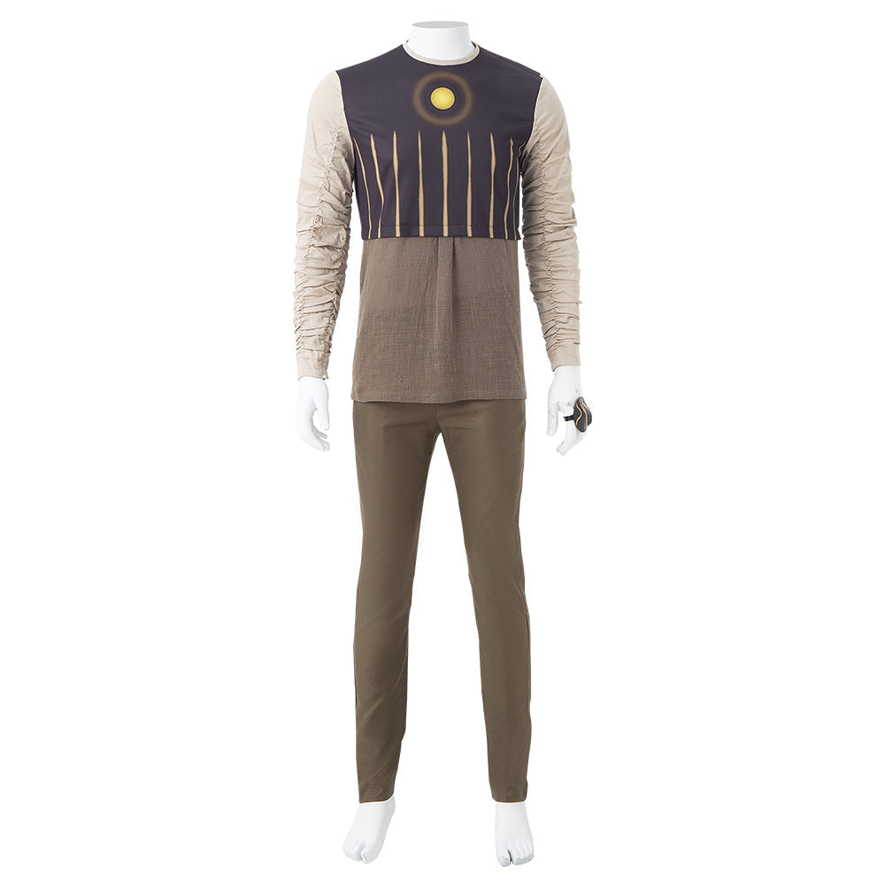 Halloweez Loki Cosplay Costume with Majestic Purple Cloak for Halloween