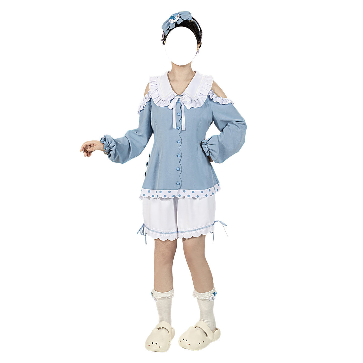 Bangdream Mygo Sleepover Party Takamatsu Tomori Cosplay Costume for Women - Halloweez