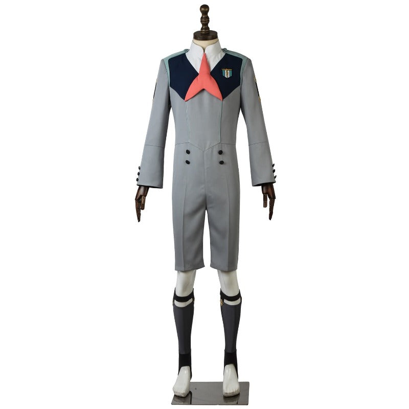 Costume de cosplay unisexe exclusif Halloweez DARLING dans le FRANXX HIRO 016 pour le carnaval d'Halloween