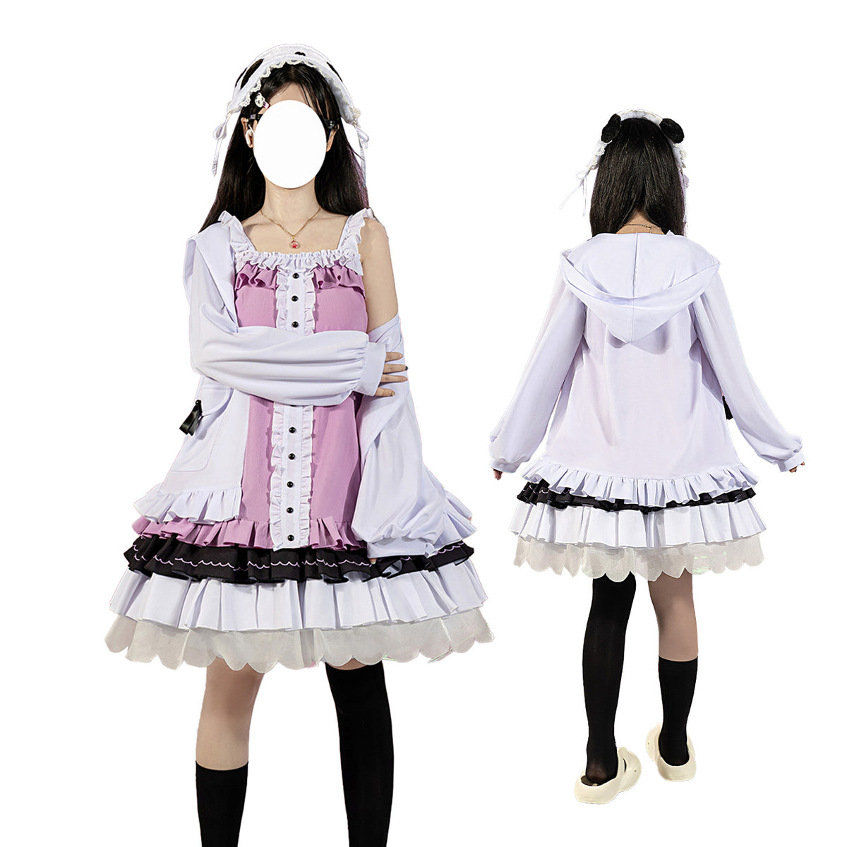 Bangdream mygo Pajama Party Shiina Rikki Cosplay Costume Anime Game Outfit - Halloweez