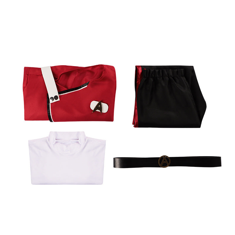 Star Trek Captain Kirk Cosplay Costume - Official TV Series Uniform for Interstellar Travel Enthusiasts - Halloweez