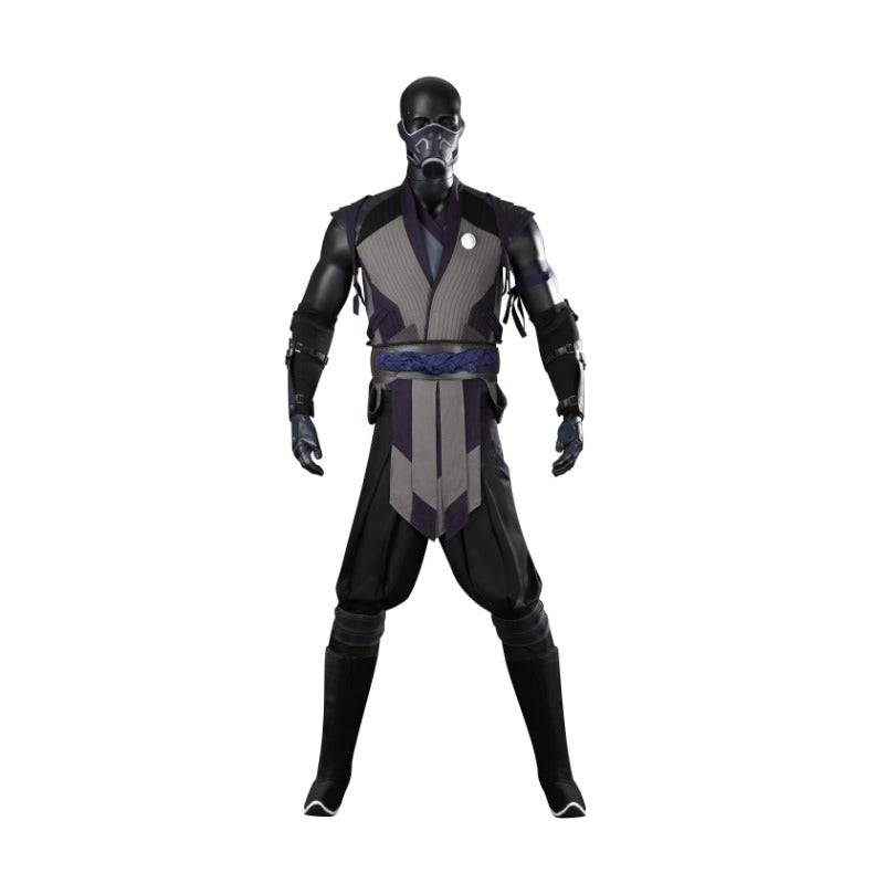 Halloweez Mortal Kombat Smoke Cosplay Costume with Mask - Full Set for Halloween & Parties