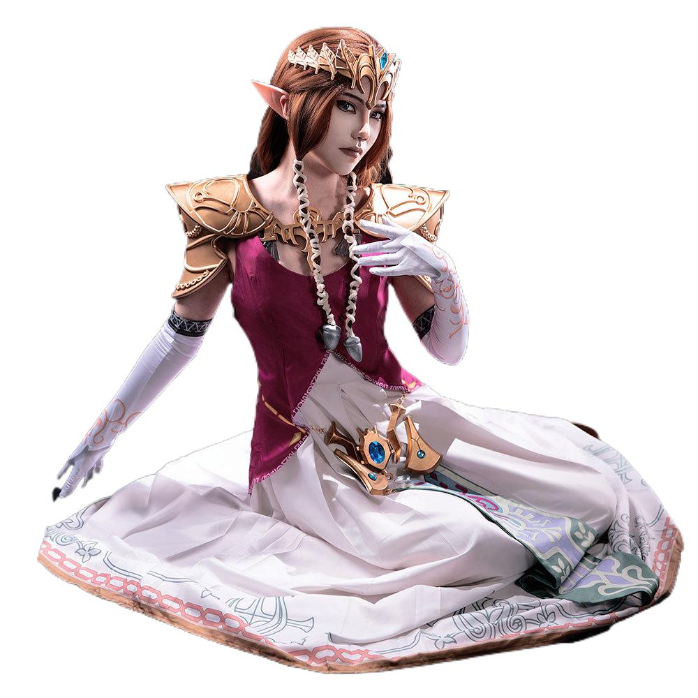 Twilight Princess Zelda Cosplay Costume - The Legend of Zelda: Twilight Princess Game Dress for Halloween - Halloweez