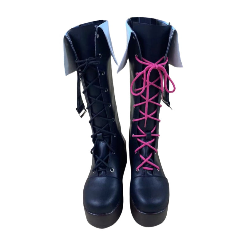 1911 League of Legends Jinx Cosplay Shoes for Anime Expo Performance - Halloweez