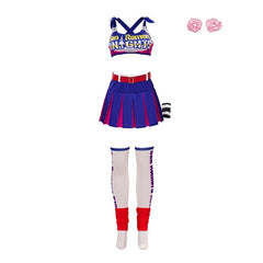 Halloweez Juliet Starling Cosplay Outfit - Lollipop Chainsaw Sexy Top and Skirt Set for Women - Halloweez