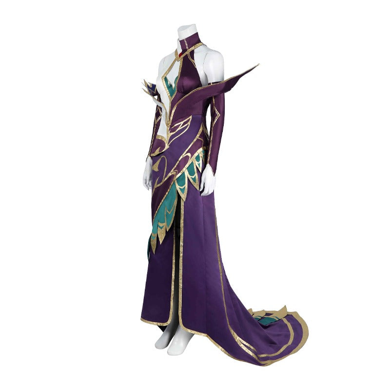 Costume de cosplay Epic Witch Morgana de League of Legends pour femme par Halloweez