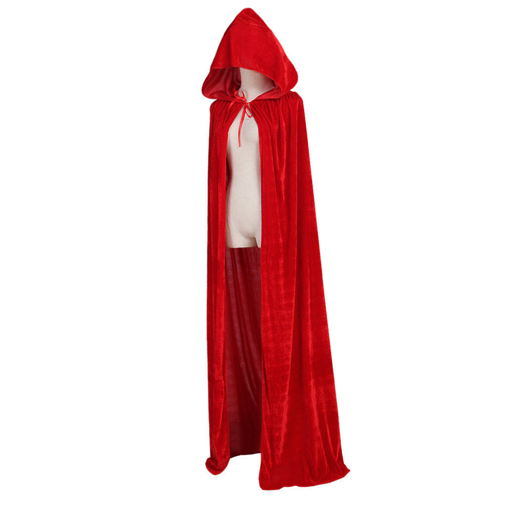 Halloweez Vampire Cape - Authentic Medieval Hooded Robe Cosplay Costume