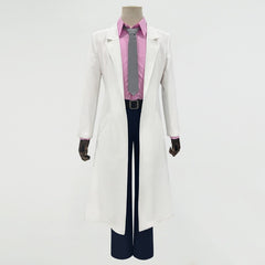 Gintama Ginpachi Sensei Sakata Gintoki White Lab Coat Cosplay Costume