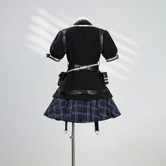 Mahou Shoujo Lyrical Nanoha: Fate Testarossa - Kurobe Nanoha Kasumi Complete Cosplay Costume Set - Halloweez