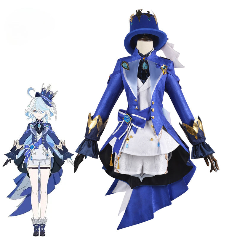 Halloweez Furina Cosplay Costume - Genshin Impact Water God Look for Women's Party - Halloweez