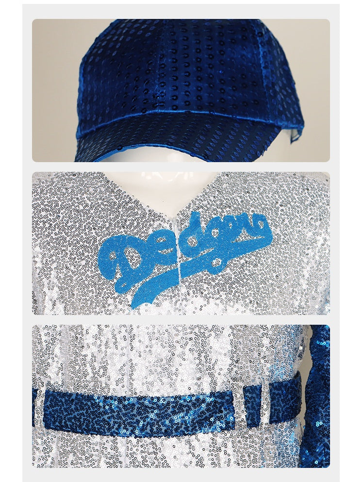 Rocketman Movie Elton John Cosplay Costume Rock Spaceman Stage Performance Outfit - Halloweez