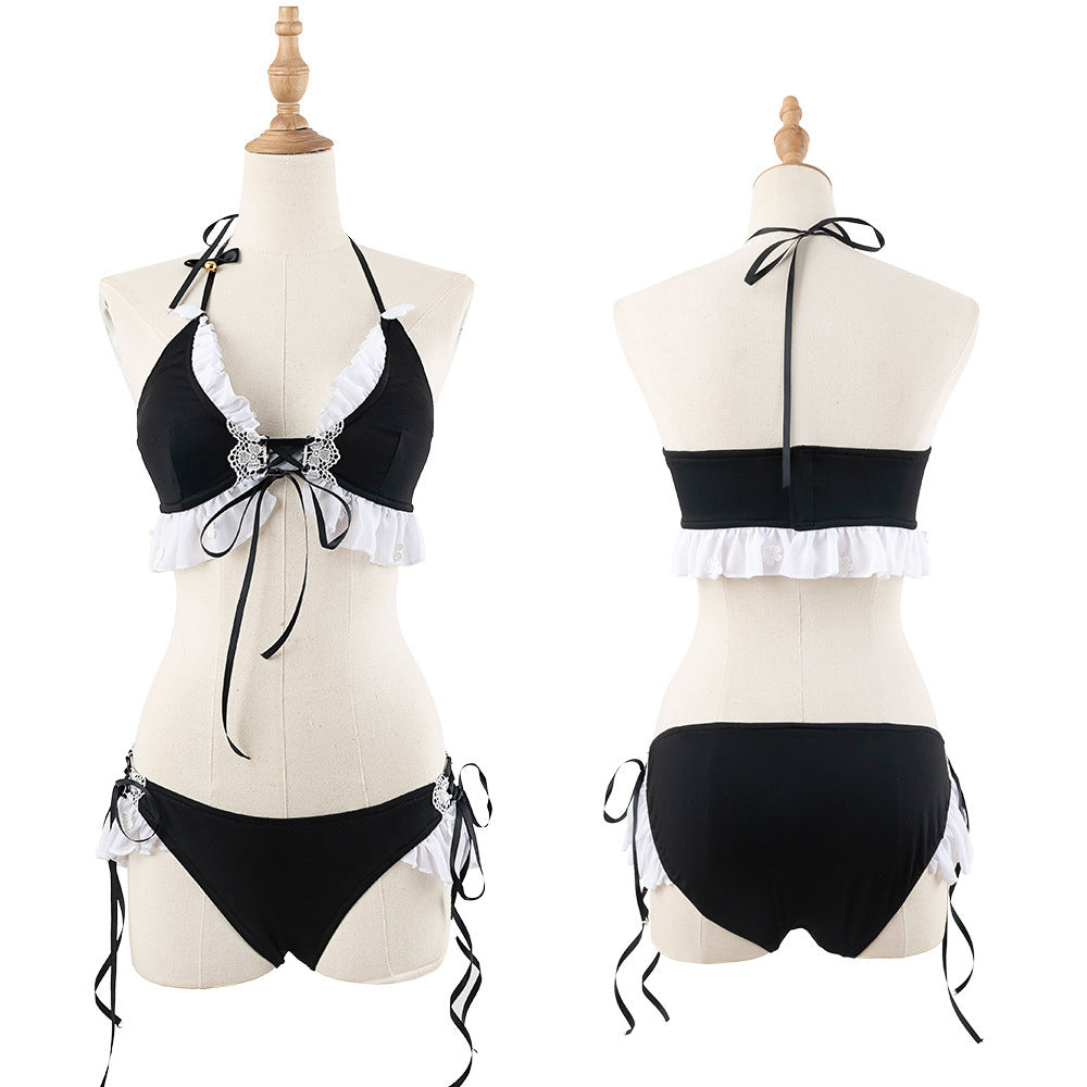 VTuber Amane Kokoro Swimsuit Cosplay Costume for Women - Anime Game Outfit - Halloweez