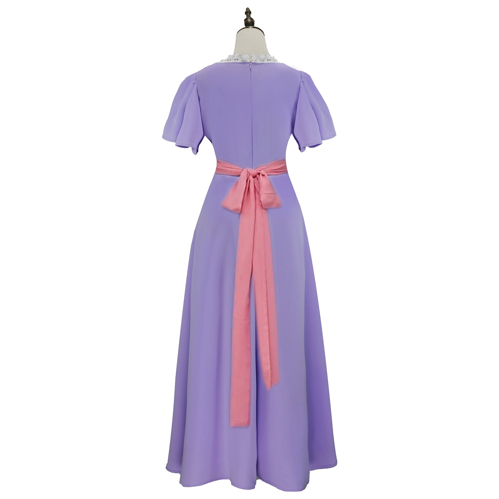 Titanic Rose Same Role Play Dress Bridgerton Evening Gown Regency Dress - Movie Cosplay Costume - Halloweez