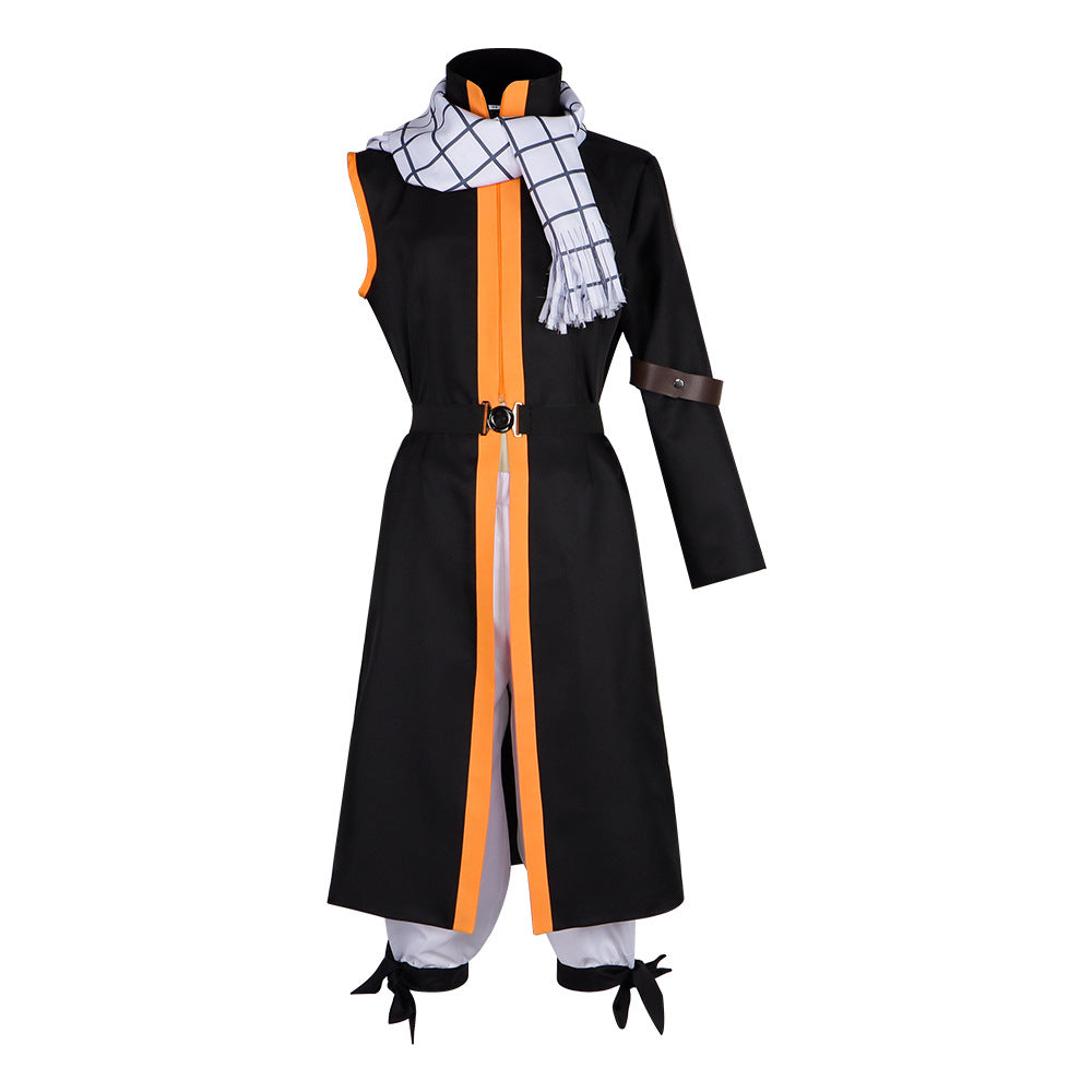 Fairy Tail Fire Dragon Natsu Cosplay Costume Anime Character Stage Performance Clothing