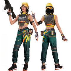 Valorant Raze Cosplay Costume,Custom Outfit for Game Con & Halloween