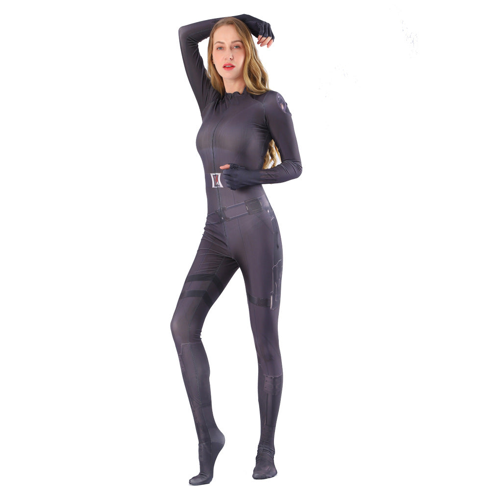 White Widow 3-in-1 Bodysuit Adult Kids Cartoon Costume COSPLAY Halloween Costume - Halloweez