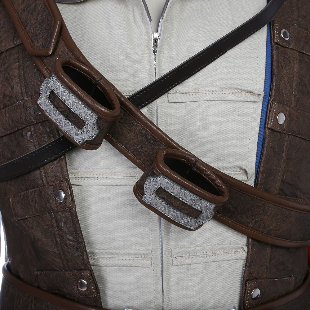 Assassin's Creed IV Black Flag Edward Kenway Full Set Cosplay Costume Custom - Halloweez