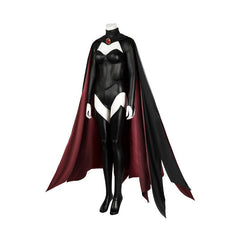 Halloweez Madelyne Pryor Cosplay Jumpsuit & Cloak - X-Men Villain Halloween Outfit