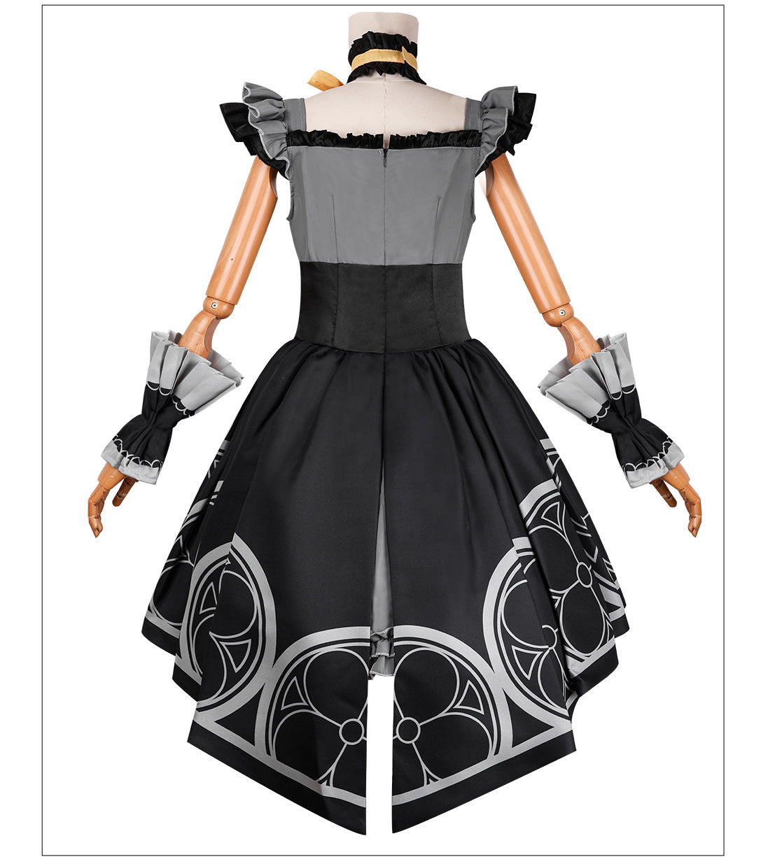 Blue Archive Iroha Mari Cosplay Costume Anime Maid Dress for Female - Halloweez