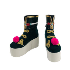 Lolita Little Zombie Cosplay Shoes for Anime Conventions and Performances - Halloweez