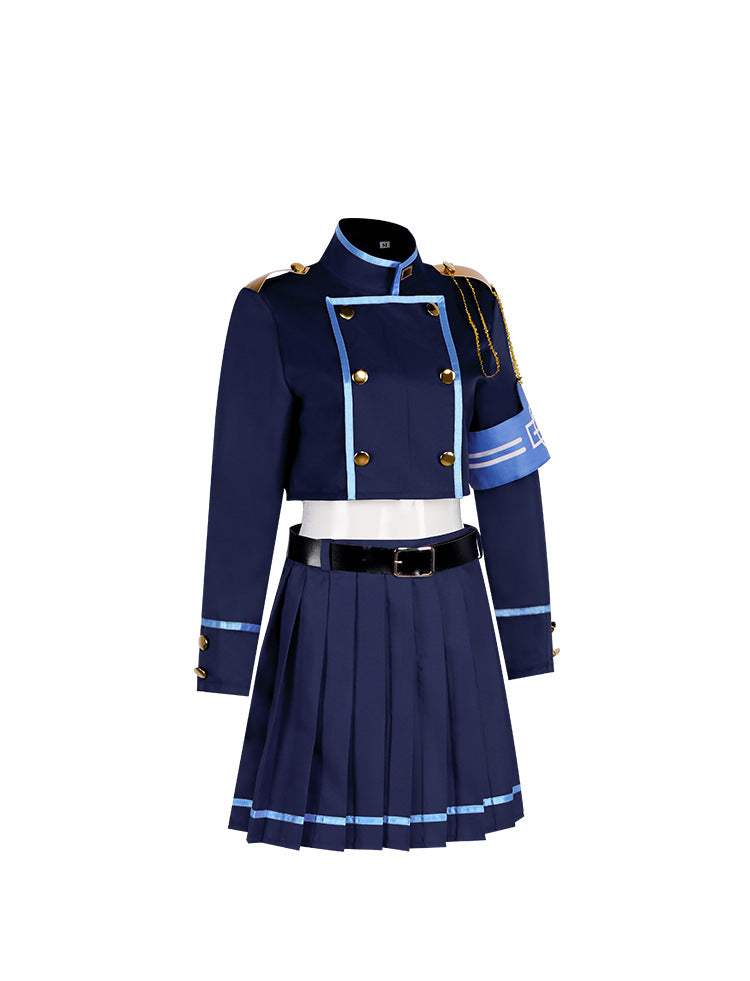 Azure Archive Cosplay Costume Blue Archive Railway Twin Academy Uniform Game Costume - Halloweez