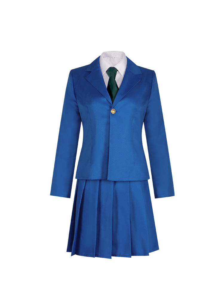 Detective Conan Kudo Shinichi Teitan High School Uniform Cosplay Costume Full Set - Halloweez