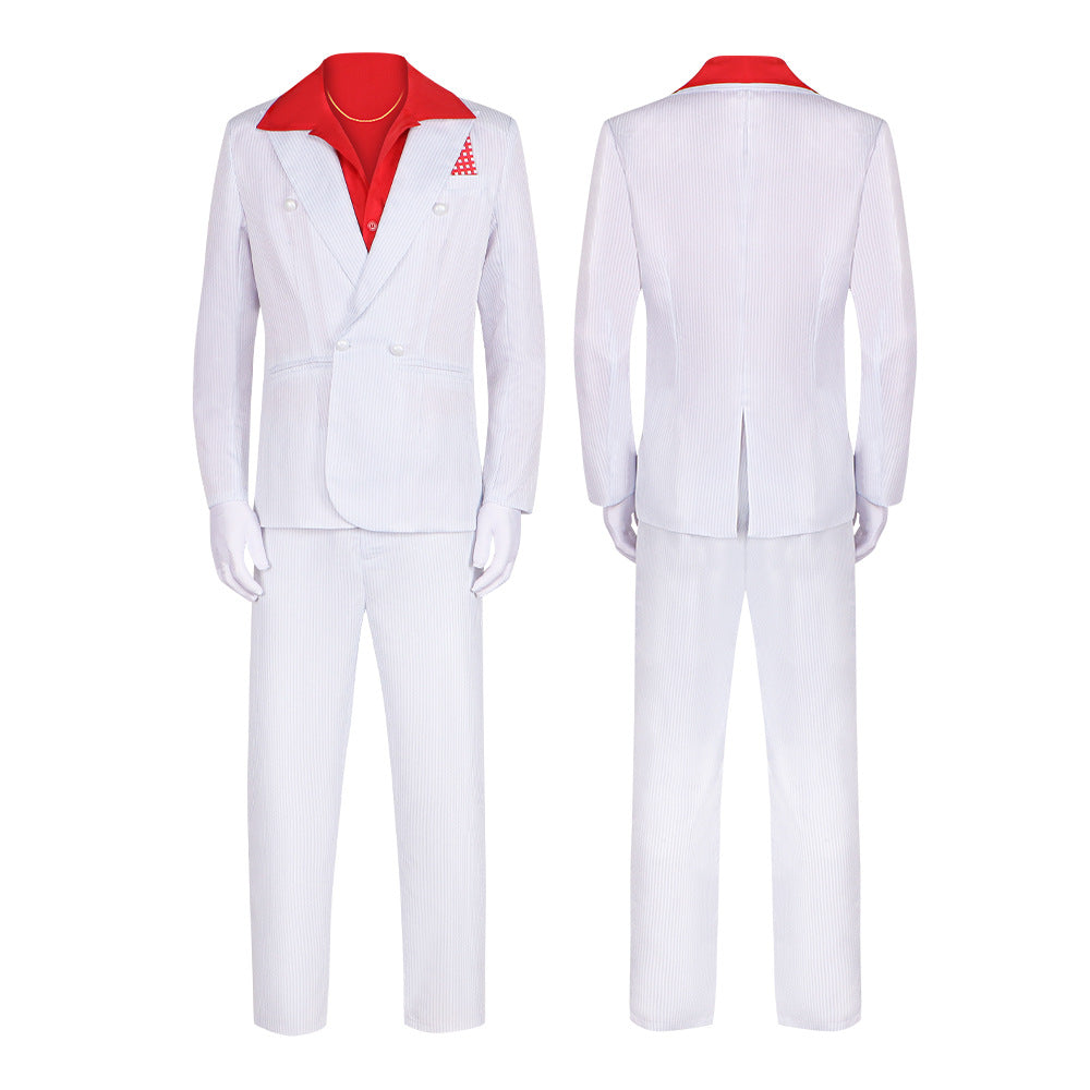 Scarface Tony Montana Cosplay Costume Al Pacino Movie Suit Outfit for Stage Performance Halloween Party