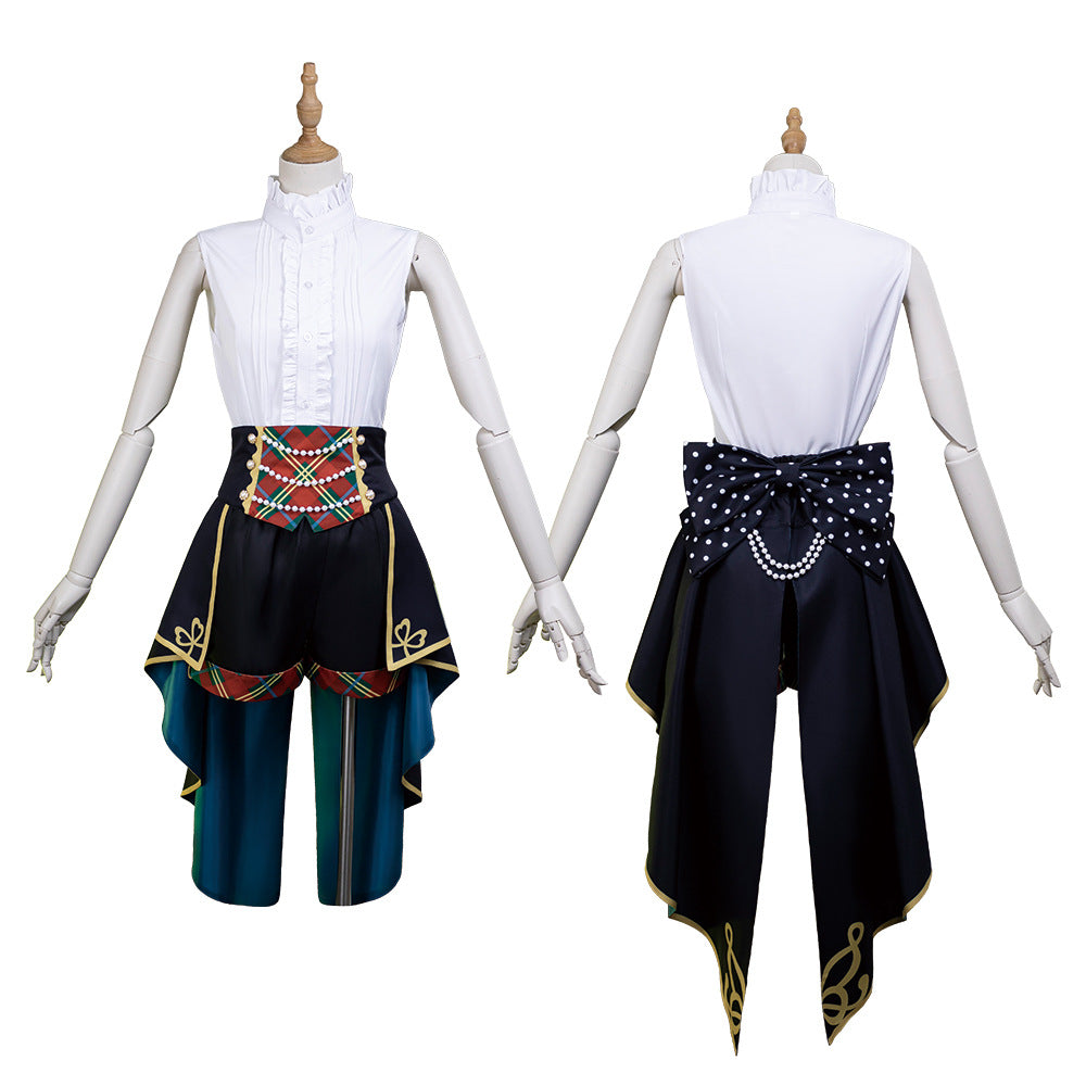 THE iDOLM@STER Tenkubashi Tomoka 2D Cosplay Anime Costume Game Women's Pants Set - Halloweez