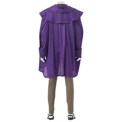 Halloweez Loki Cosplay Costume with Majestic Purple Cloak for Halloween