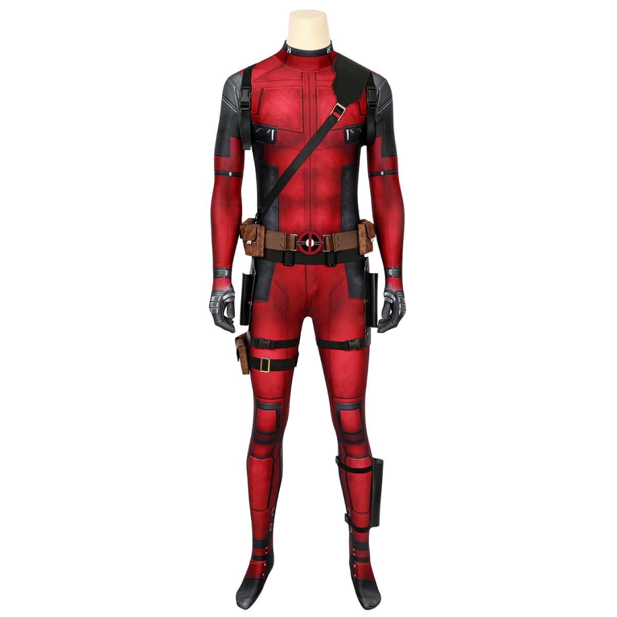 Deadpool Wade Wilson Cosplay Costume, Custom High-end for Halloween & Comic Con - Halloweez